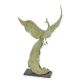 Paun in zbor-statueta din bronz 