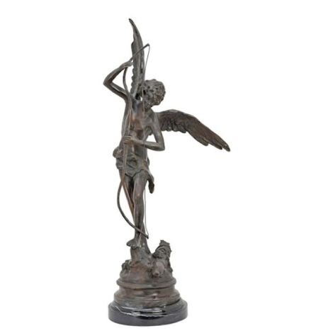 Cupidon cu arcul-statueta din bronz