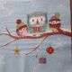 Three Christmas Owls