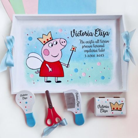 Trusou prima aniversare Peppa Pig personalizat