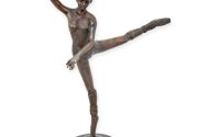 Balerina-statueta thailandeza din bronz