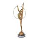 Dansatoare cu cercul-statueta din bronz