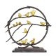 Pasarele in copac-statueta din bronz