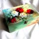cutie cu model floral 