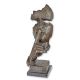 Nu vorbi rau-statueta din bronz cu soclu marmura