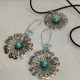 Set bijuterii cu flori