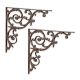 Set doua console din fier forjat antik brown