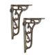 Set doua console din fonta antik brown