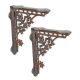 Set doua console de perete fonta cu stelute