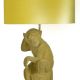 Lampa de masa cu o maimuta galbena