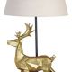 Lampa de masa cu un cerb auriu