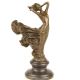 Dansatoare cu esarfa- statueta din bronz 