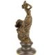 Dansatoare cu esarfa- statueta din bronz 