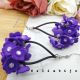 Cercei handmade statement unicat -flori - foamiran