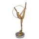 Balerina cu cercul-statueta din bronz 
