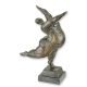 Dansatoare nud-statueta moderna din bronz 
