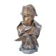 Napoleon-bust din bronz pe un soclu din marmura
