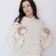 Pulover tricotat cu pattern modern