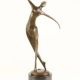 Femeie dansand-statueta moderna din bronz