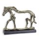 Cal-statueta moderna din aluminiu 