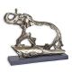 Elefant-statueta moderna din aluminiu 
