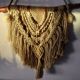Decoratiune perete iuta macrame