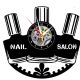 SALON MANICHIURA-ceas de perete personalizabil