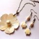 Set cu sidef si perle naturale 