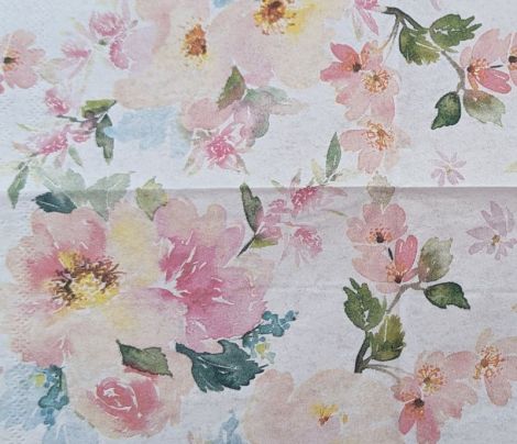 Servetel decoupage flori no.3