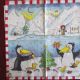 servetel intreg FRANTA iarna pinguin