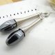 Cercei statement handmade - hematit cod859