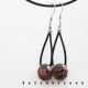 Cercei statement handmade - cristale de sticla 