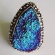 Blue Titanium Druzy India