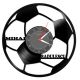 FOTBALIST-ceas de perete personalizabil