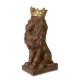 Leu cu coroana-statueta din rasini