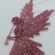 Ingeri decor din rasina Pink Stardust 