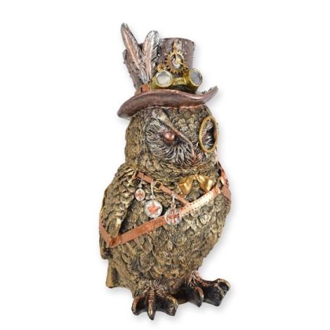Bufnita inteleapta-statueta STEAMPUNK