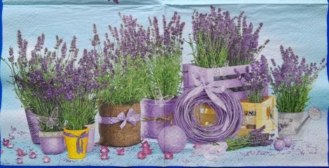 Servetel flori lavanda