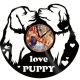 LOVE PUPPY-ceas de perete