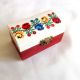 cutie lemn decorata cu motiv traditional 