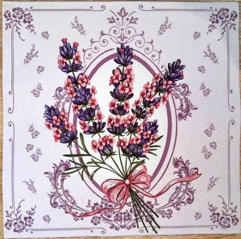 Servetel flori lavanda
