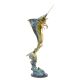 Peste spada-statueta din bronz 