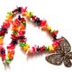 colier cu coral multicolor