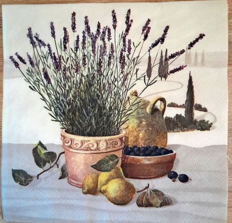 Servetel flori lavanda