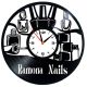 SALON MANICHIURA-ceas de perete personalizabil!