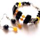 set cu agate galbene si onix 