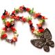 colier cu coral multicolor 