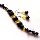 set cu agate galbene si onix 