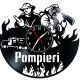 POMPIERI-ceas de perete  personalizabil