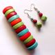 set cu howlite colorate 